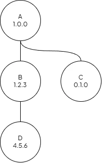 Constellation with nodes and versions